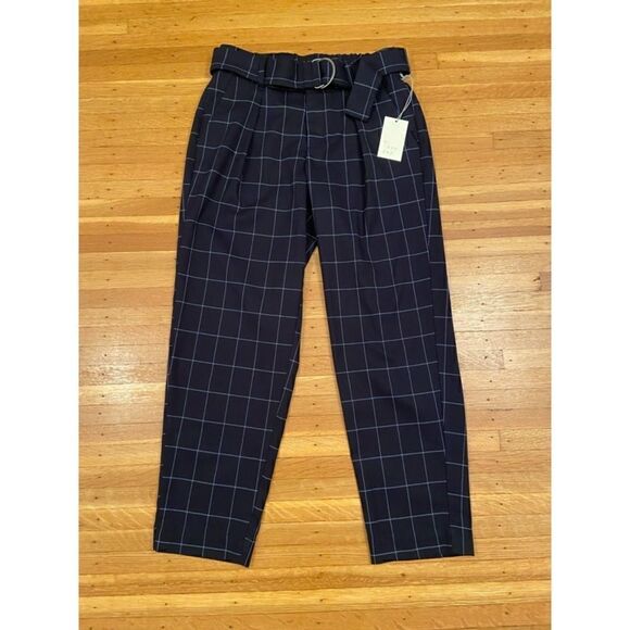 A New Day blue plaid trouser pants NWT - Picture 1 of 4